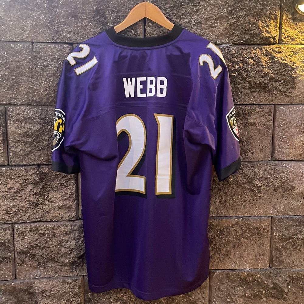 VINTAGE Baltimore Ravens NFL Pro Line Jersey #21 Lardarius Webb - Size Men's XL - Picture 6 of 7